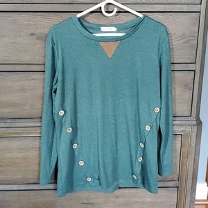 Longsleeve Shirt/ Sweatshirt w/ Elbow Patches